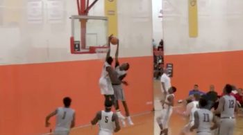 BABC's Dimon Carrigan Holding Nike EYBL's Biggest Block Party