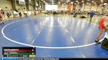 72 lbs Rd# 2 10:30am Friday - Riley Crandall, PA Gold vs Colton Parkalo, Virginia Hammers
