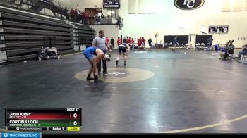 182 lbs Placement Matches (8 Team) - Cort Bulloch, Mortimer Jordan HS vs Josh Kirby, Pell City