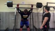 Dimitar Savatinov Push Presses 240kg/529lb On A Barbell!