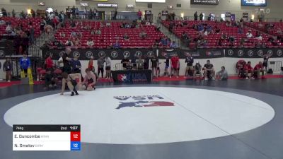 74 kg Cons 64 #2 - Ethan Duncombe, Minnesota vs Nikita Smatov, Birmingham Community Charter High School Wrestling