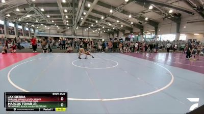 61 lbs Semifinal - Jax Sierra, Dripping Springs Youth Sports Association Wrestling Club vs Marcos Tovar Jr., Texasports Black Mamba Wrestling