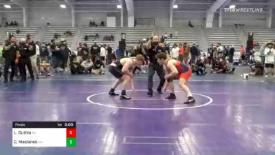 195 lbs Final - Luke Duthie, PA vs Conor Maslanek, NH