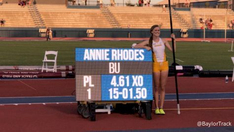 Baylor Vaulter Annie Rhodes Gave Herself The Best Birthday Present Ever