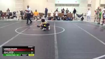 84 lbs Round 1 (4 Team) - Ladson Fraser, Team Palmetto vs Kale Hayes, East Coast Elite