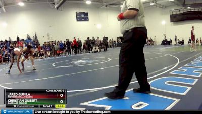 165 lbs Cons. Round 3 - Christian Gilbert, Carthage College vs Jared Gumila, North Central College