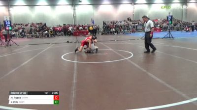 125 lbs Round of 32 - Michael Russo, Cornell University vs Jaxon Cole, Western Wyoming