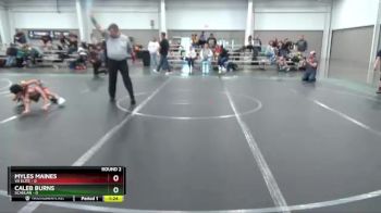48 lbs Round 2 (4 Team) - Myles Maines, VA Elite vs Caleb Burns, Scanlan