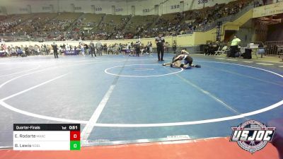 100 lbs Quarterfinal - Emma Rodarte, MAAC Wrestling vs Braxton Lewis, Noble Takedown Club