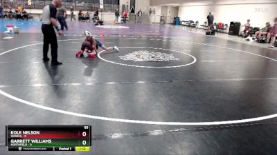 85 lbs Finals (8 Team) - Garrett Williams, Northfield vs Kole Nelson, Waseca