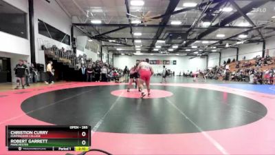 285 lbs Cons. Round 2 - Robert Garrett, Manchester vs Christion Curry, Huntingdon College