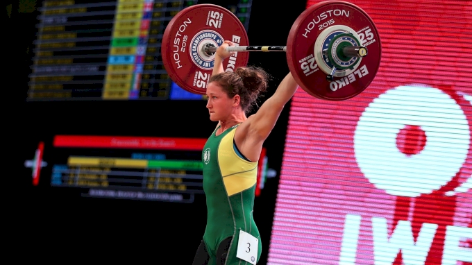 Tia Clair Toomey at 2015 IWF Worlds