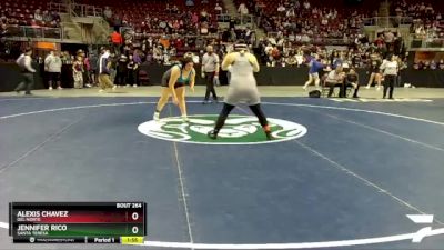 Girls 235 lbs Semifinal - Jennifer Rico, Santa Teresa vs Alexis Chavez, Del Norte