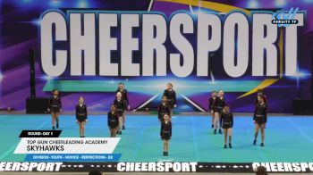Top Gun Cheerleading Academy - Skyhawks [2024 L1 Youth - Novice - Restrictions - D2 Day 1] 2024 CHEERSPORT Charlotte Classic
