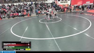 106 lbs Champ. Round 1 - Brandon White, DAKOTA vs Kaden Potter, St. Charles (EAST)