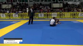 LEE D. ROSENFIELD vs ROITER LIMA SILVA JUNIOR 2021 Pan IBJJF Jiu-Jitsu No-Gi Championship