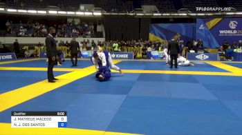 JOSÉ MATHEUS MACEDO DE LIRA LUNA vs NATHAN J. DOS SANTOS 2021 World Jiu-Jitsu IBJJF Championship