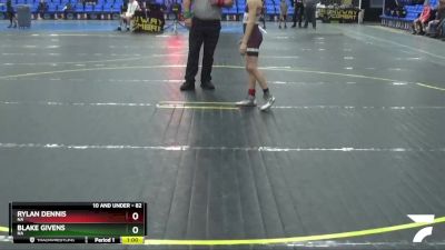 82 lbs Round 1 - Rylan Dennis, NA vs Blake Givens, NA