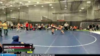 250 lbs Round 4 (6 Team) - Christopher Vande Brake, Iowa Blue vs Kingston Oe, Montana Silver