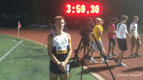 Reed Brown Becomes The Tenth High School Sub-4:00 Miler Ever