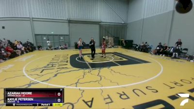 164 lbs Placement Matches (8 Team) - Azariah Moore, Virginia Blue vs Kaylie Petersen, Indiana