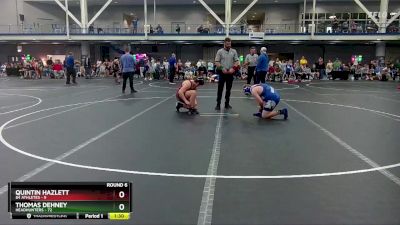 160 lbs Round 6 (10 Team) - Quintin Hazlett, 84 Athletes vs Thomas Dehney, Headhunters