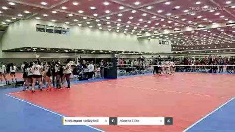 Monument volleyball vs Vienna Elite - 2022 JVA Charm City Challenge presented by Nike