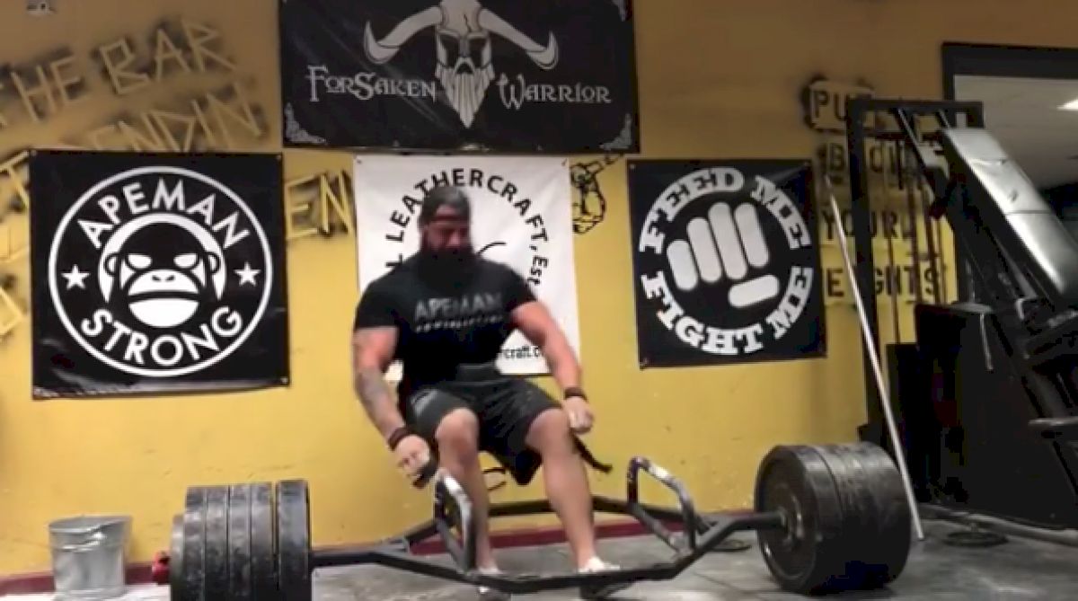 Powerlifter Deadlifts 1000lb Trap Bar, Immediately Passes Out