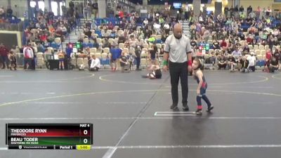 45 lbs Cons. Round 1 - Theodore Ryan, Mavericks vs Beau Toder, Southern MD Rush