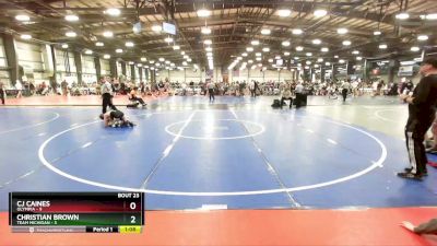 84 lbs Rd# 9- 2:15pm Saturday Final Pool - Christian Brown, Team Michigan vs Cj Caines, Olympia