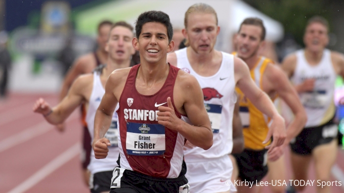 Grant Fisher Wins 5000m