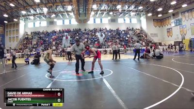 120 lbs Champ. Round 2 - Jacob Fuentes, AAWA vs David De Armas, Doral Academy/MaximumPerforman