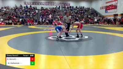 120 lbs Champ. Round 2 - Nathan Walkowiak, Detroit Catholic Central vs Blake Bernath, Elyria