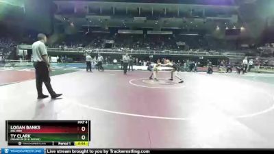 138 lbs Cons. Round 5 - Ty Clark, Franklin (Elk Grove) vs Logan Banks, Del Oro