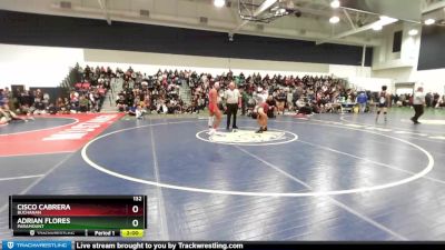 132 lbs Champ. Round 2 - Cisco Cabrera, Buchanan vs Adrian Flores, Paramount