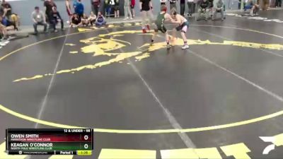 98 lbs Round 1 - Owen Smith, Marathon Wrestling Club vs Keagan O`Connor, North Pole Wrestling Club