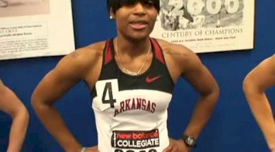 Arkansas Women after DMR auto at New Balance Collegiate Invitational 2012