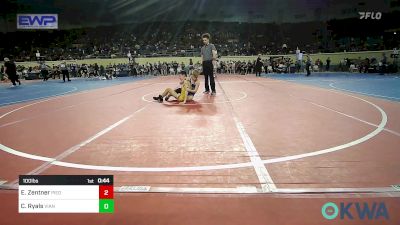 100 lbs Consi Of 16 #2 - Elijah Zentner, Piedmont vs Caden Ryals, Vian Wrestling Club