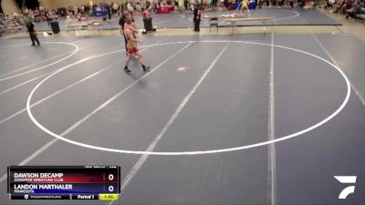 132 lbs Cons. Round 5 - Dawson DeCamp, Scrapper Wrestling Club vs Landon Marthaler, Minnesota