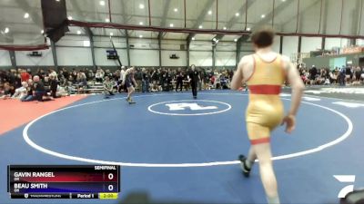 132 lbs Semifinal - Gavin Rangel, OR vs Beau Smith, OR