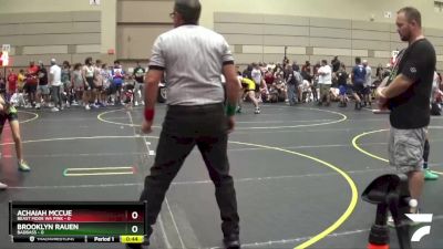 75 lbs Round 2 (10 Team) - Achaiah McCue, Beast Mode WA Pink vs Brooklyn Rauen, BadBass