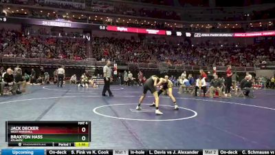 2A-106 lbs Champ. Round 1 - Braxton Hass, Atlantic vs Jack Decker, West Marshall