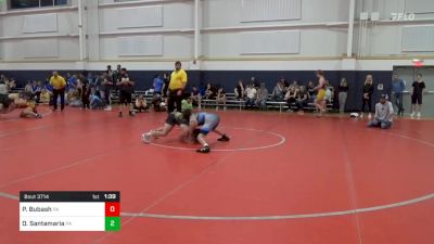 108-C lbs Consi Of 4 - Preston Bubash, PA vs Dakota Santamaria, PA