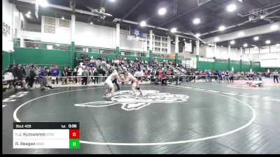 189 lbs Consi Of 16 #2 - Jake Kyzswanos, Stratford vs Ryan Reagan, Amsterdam