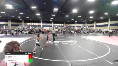 46 lbs Quarterfinal - Trenton Boisa, Warriors Of Christ vs Jacques Finley, Spokane Wrestling