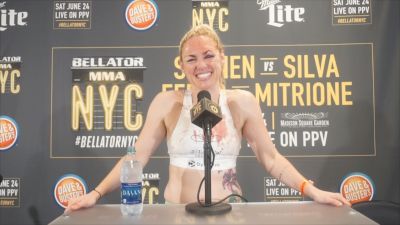 Bellator NYC: Heather Hardy Post-Fight Scrum