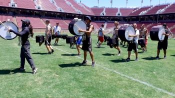 Blue Devils Battery Rehearsal