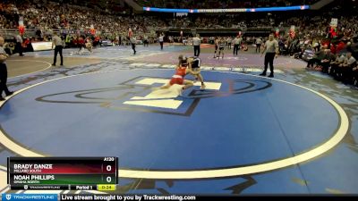 Cons. Round 3 - Brady Danze, Millard South vs Noah Phillips, Omaha North