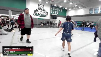 106 lbs Cons. Round 2 - Aliyah Rocha, Silverado vs Gabriela Martinez, Santa Ana