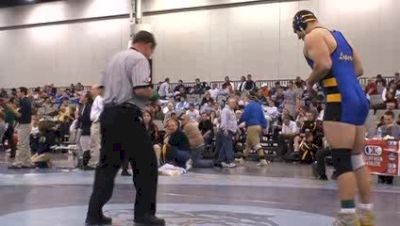 (1)  Tervel Dlagnev (neb-K) vs David Marone (VA-Tech)